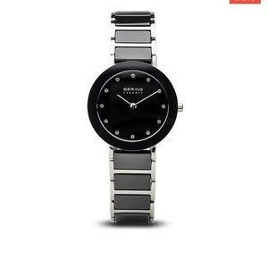 Brand New Bering Black Ceramic/Stainless Steel Women’s Watch